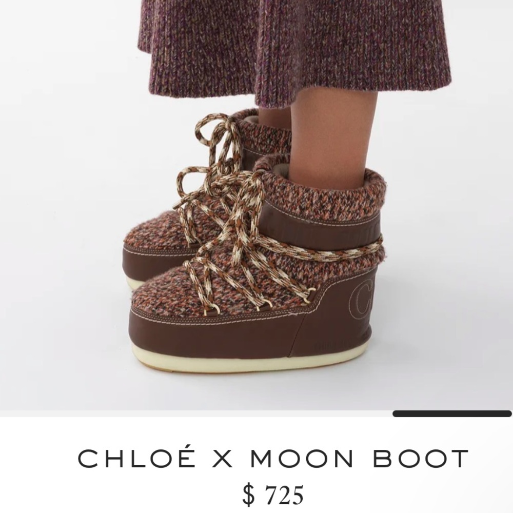 CHLOÉ x MOON BOOTS